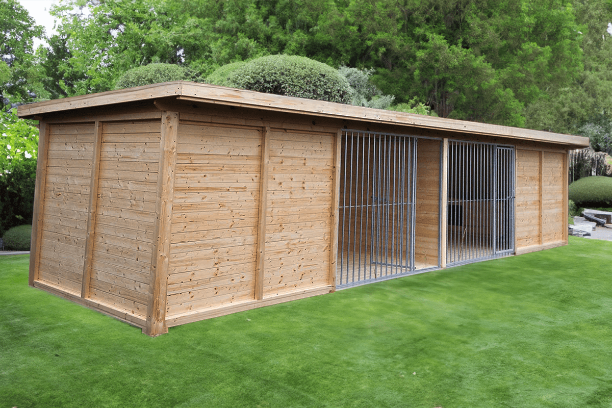 Doppelzwinger Yette mit Trennwand